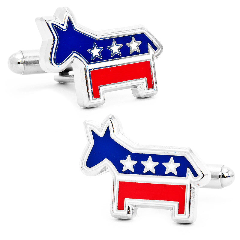 Democratic Donkey Cufflinks by Cufflinks.com