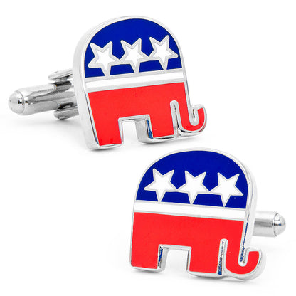 Republican Elephant Cufflinks by Cufflinks.com