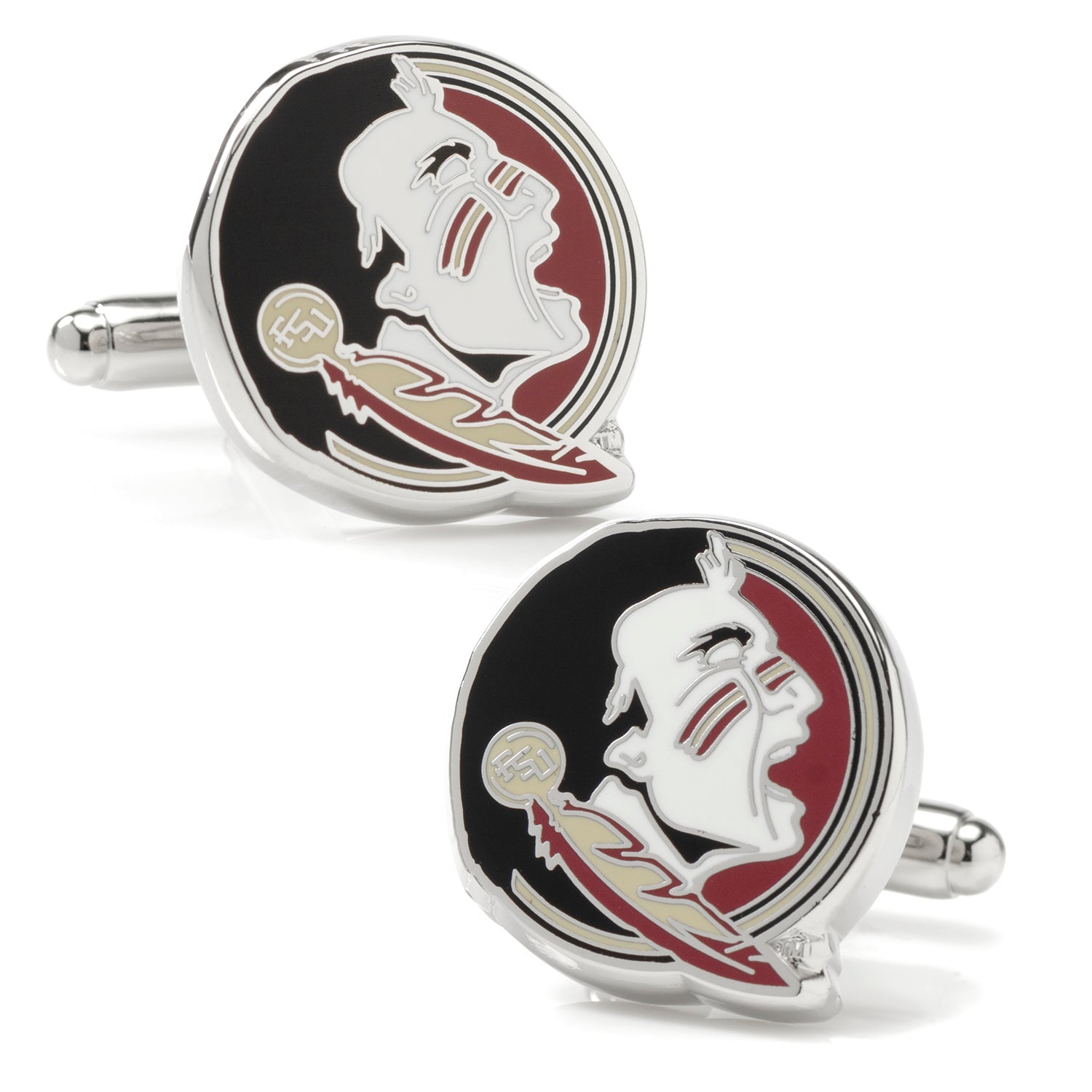 NCAA Florida State Seminole Head Cufflinks by Cufflinks.com