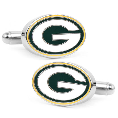 NFL Green Bay Packers Cufflinks and Tie Bar Gift Set