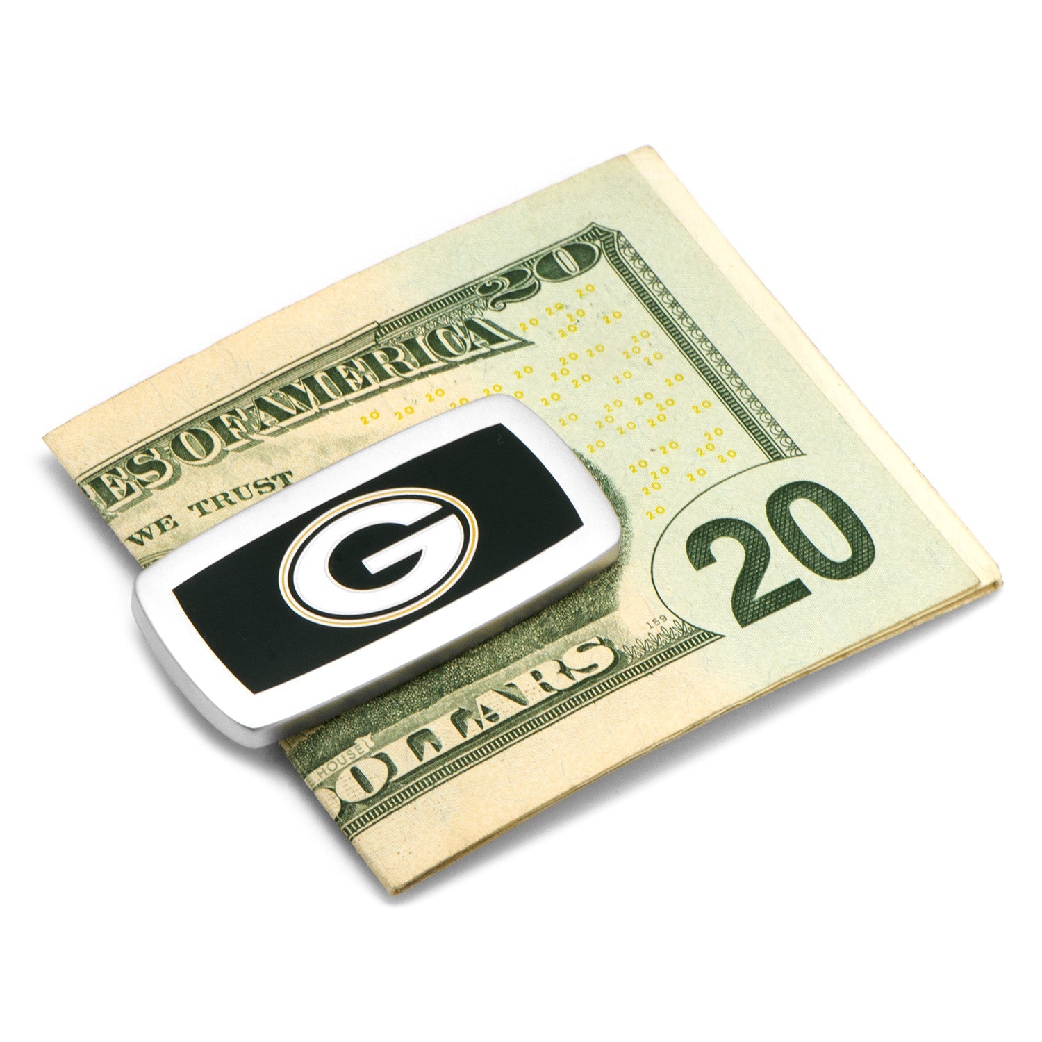 NFL Green Bay Packers Cushion Money Clip by Cufflinks.com
