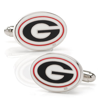 NCAA University of Georgia Bulldog Cufflinks and Lapel Pin Gift Set