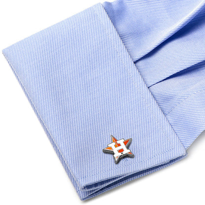 MLB Houston Astros Cufflinks and Tie Bar Gift Set