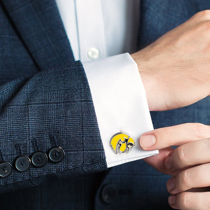 NCAA University of Iowa Hawkeyes Cufflinks by Cufflinks.com