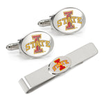 NCAA Iowa State Cyclones Cufflinks and Tie Bar Gift Set