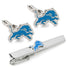 NFL Detroit Lions Cufflinks and Tie Clip Gift Set