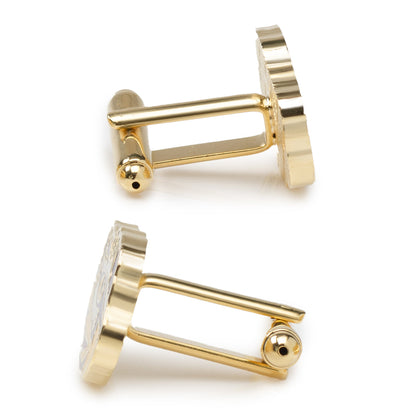 NCAA Gold LSU Tigers Cufflinks by Cufflinks.com