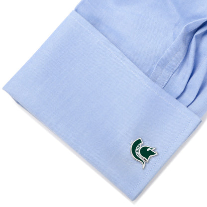 NCAA Michigan State Spartans Cufflinks and Tie Bar Gift Set