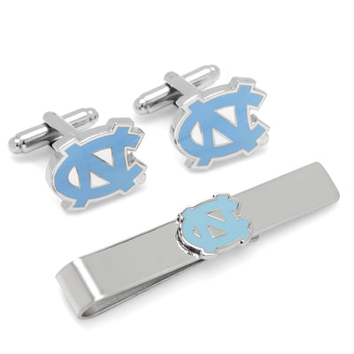 NCAA North Carolina Tar Heels Cufflinks and Tie Bar Gift Set