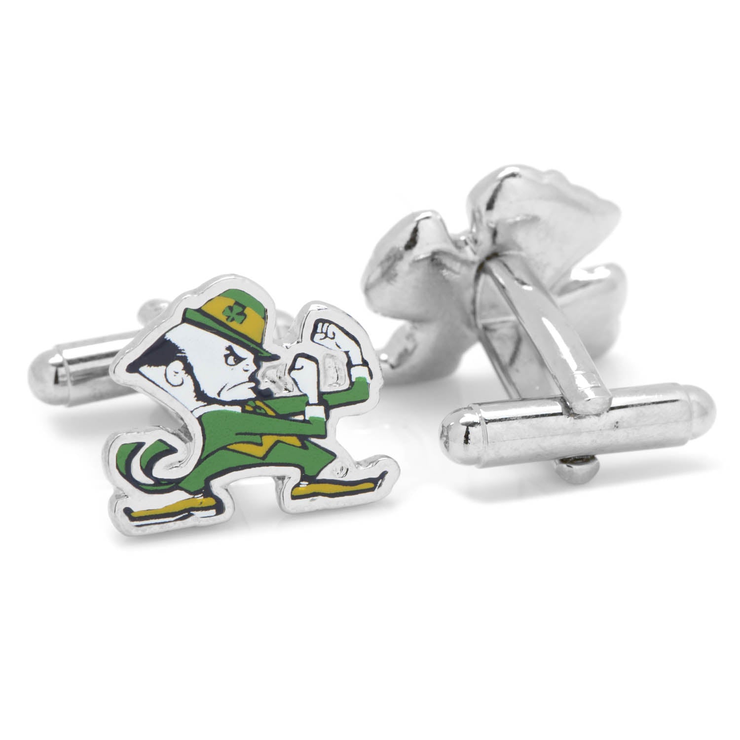 NCAA Notre Dame University Fighting Leprechaun Cufflinks by Cufflinks.com