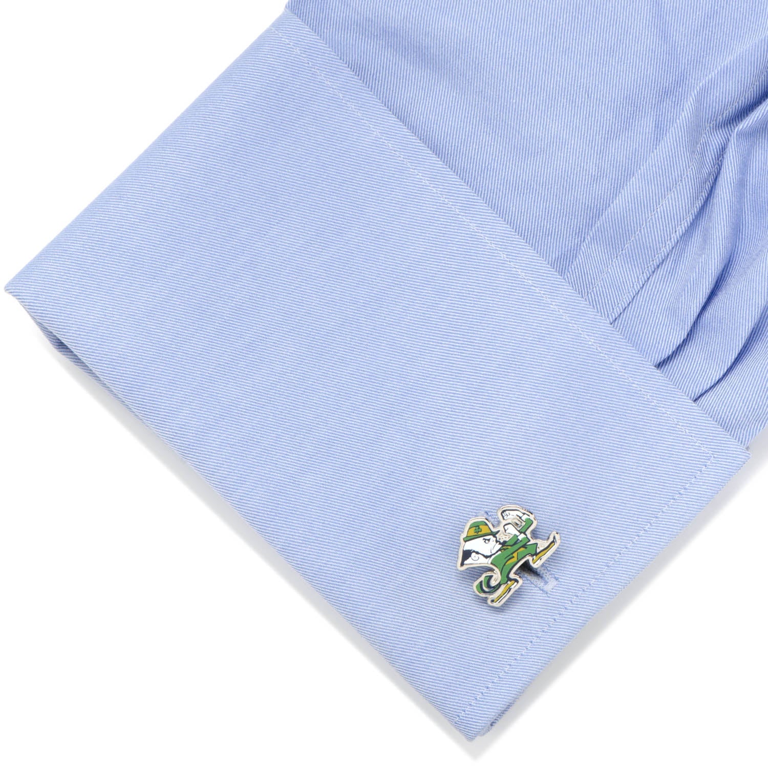 NCAA Notre Dame University Fighting Leprechaun Cufflinks by Cufflinks.com