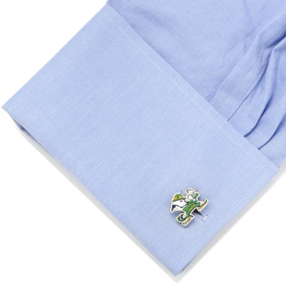 NCAA Notre Dame University Fighting Leprechaun Cufflinks by Cufflinks.com