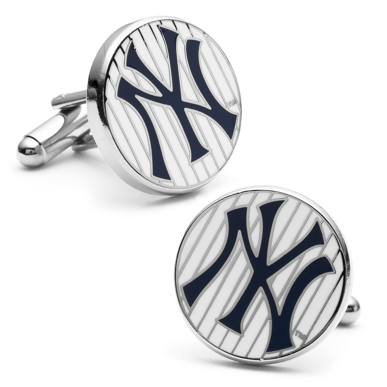 MLB New York Yankees Pinstripe Cufflink and Tie Bar Gift Set