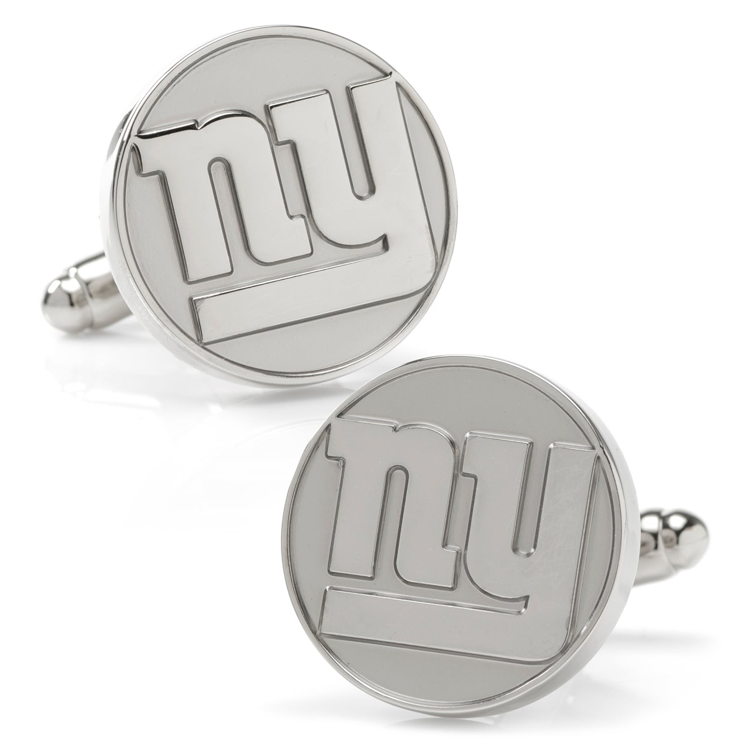 NFL New York Giants Silver Edition Cufflinks by Cufflinks.com