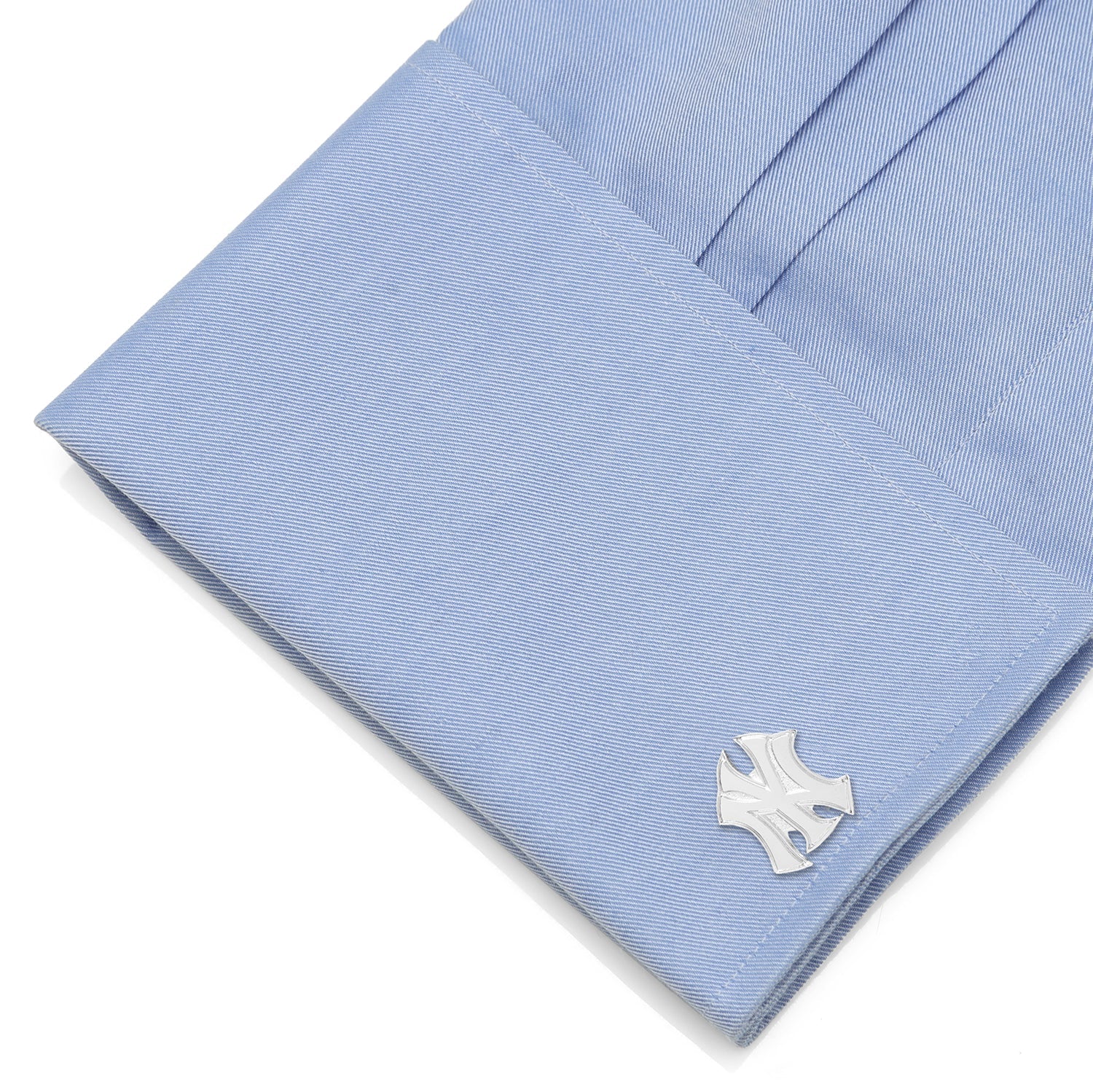 MLB New York Yankees Silver Logo Cufflinks by Cufflinks.com