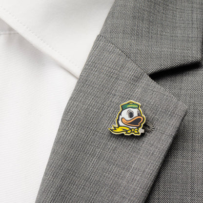 NCAA Oregon Ducks Mascot Cufflinks and Lapel Pin Gift Set
