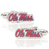NCAA Ole Miss University Rebels Cufflinks by Cufflinks.com
