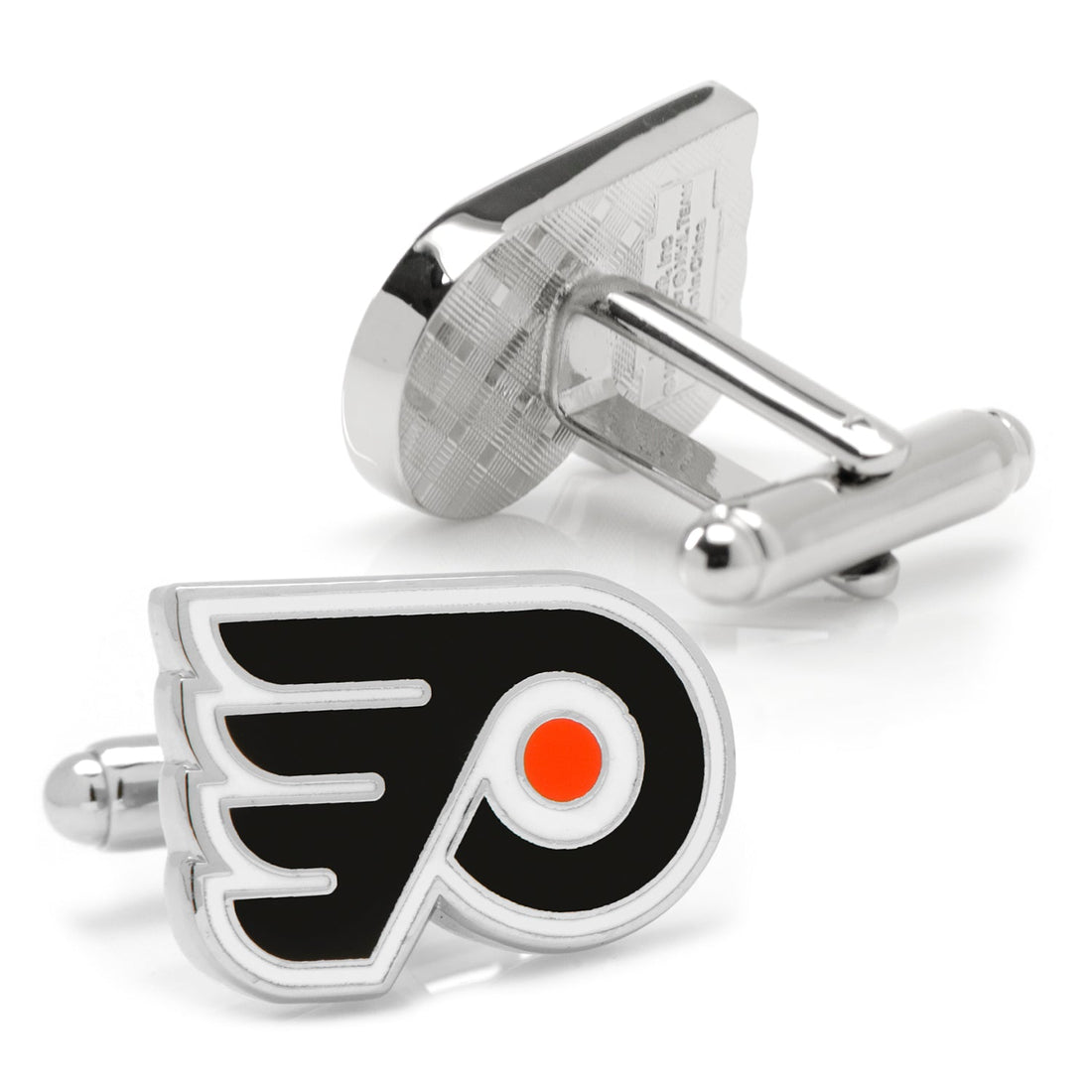 NHL Philadelphia Flyers Silver Cufflinks by Cufflinks.com
