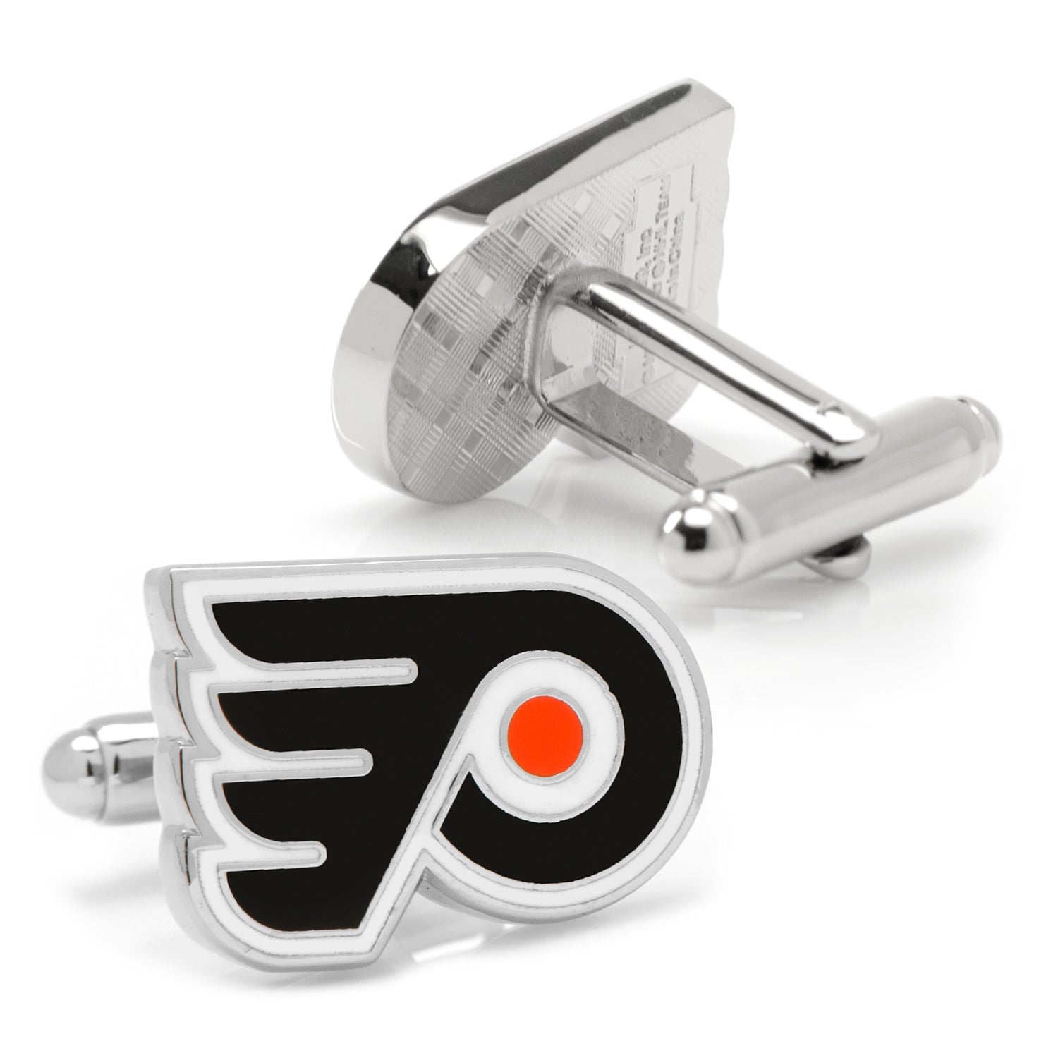 NHL Philadelphia Flyers Silver Cufflinks by Cufflinks.com
