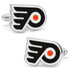 NHL Philadelphia Flyers Silver Cufflinks by Cufflinks.com