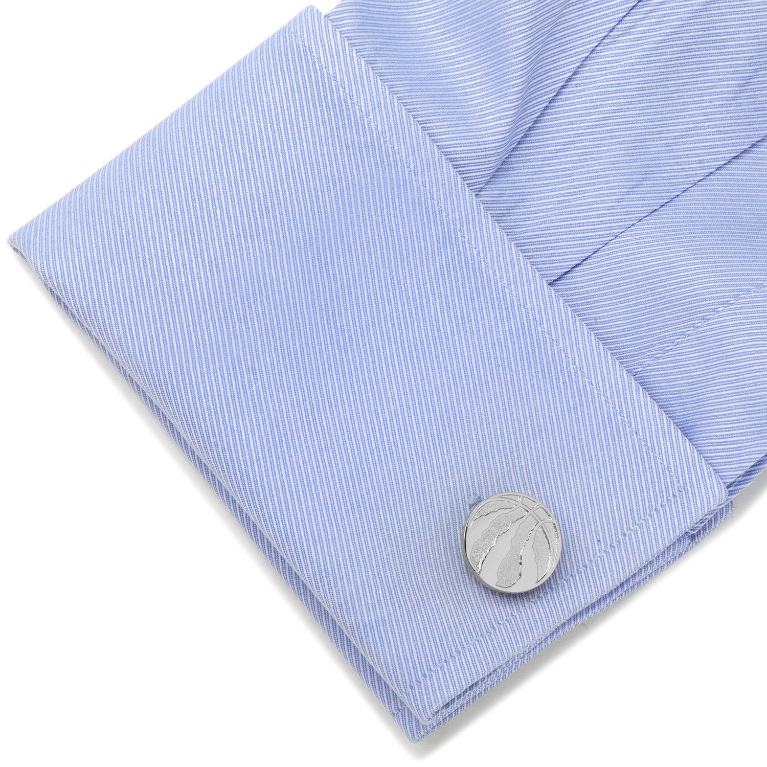 NBA Toronto Raptors Silver Edition Cufflinks by Cufflinks.com