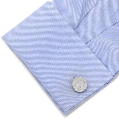 NBA Toronto Raptors Silver Edition Cufflinks by Cufflinks.com