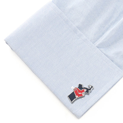 MLB Boston Red Sox State Shaped Cufflinks by Cufflinks.com
