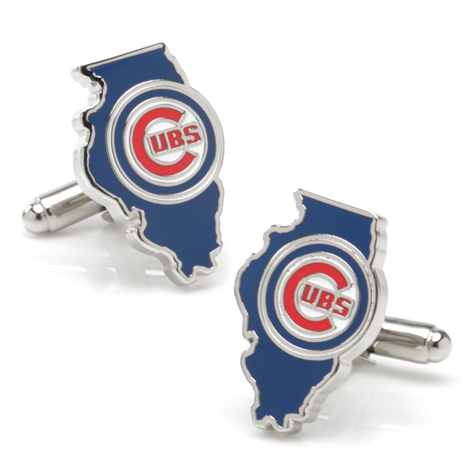 MLB Chicago Cubs State Shaped Cufflinks by Cufflinks.com