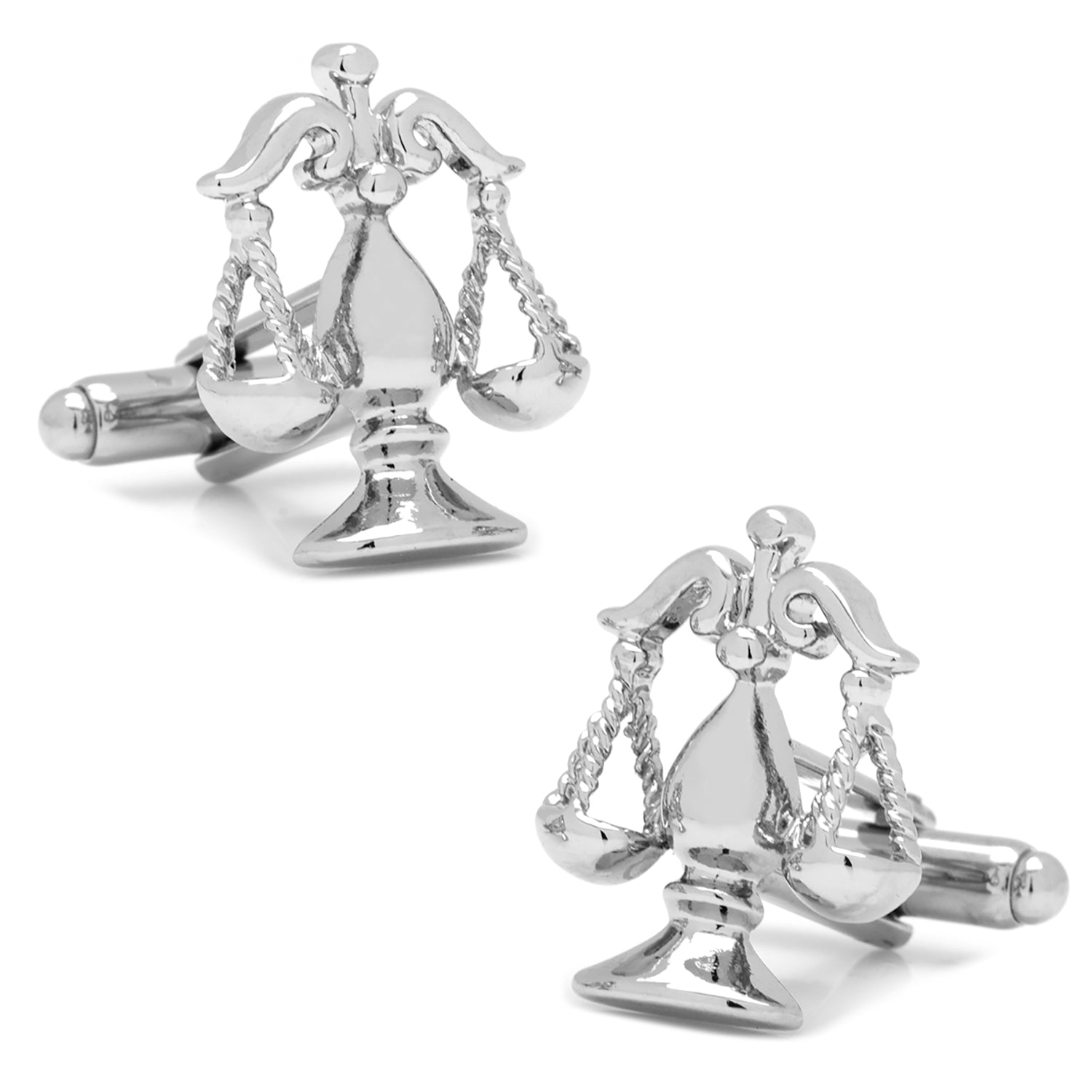 Silver Scales of Justice Cufflinks by Cufflinks.com