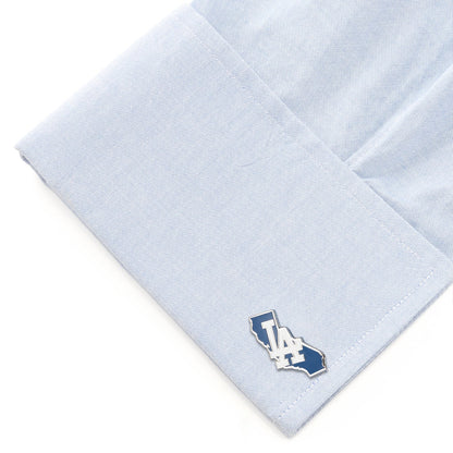 MLB LA Dodgers State Shaped Cufflinks by Cufflinks.com