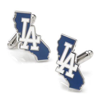 MLB LA Dodgers State Shaped Cufflinks by Cufflinks.com