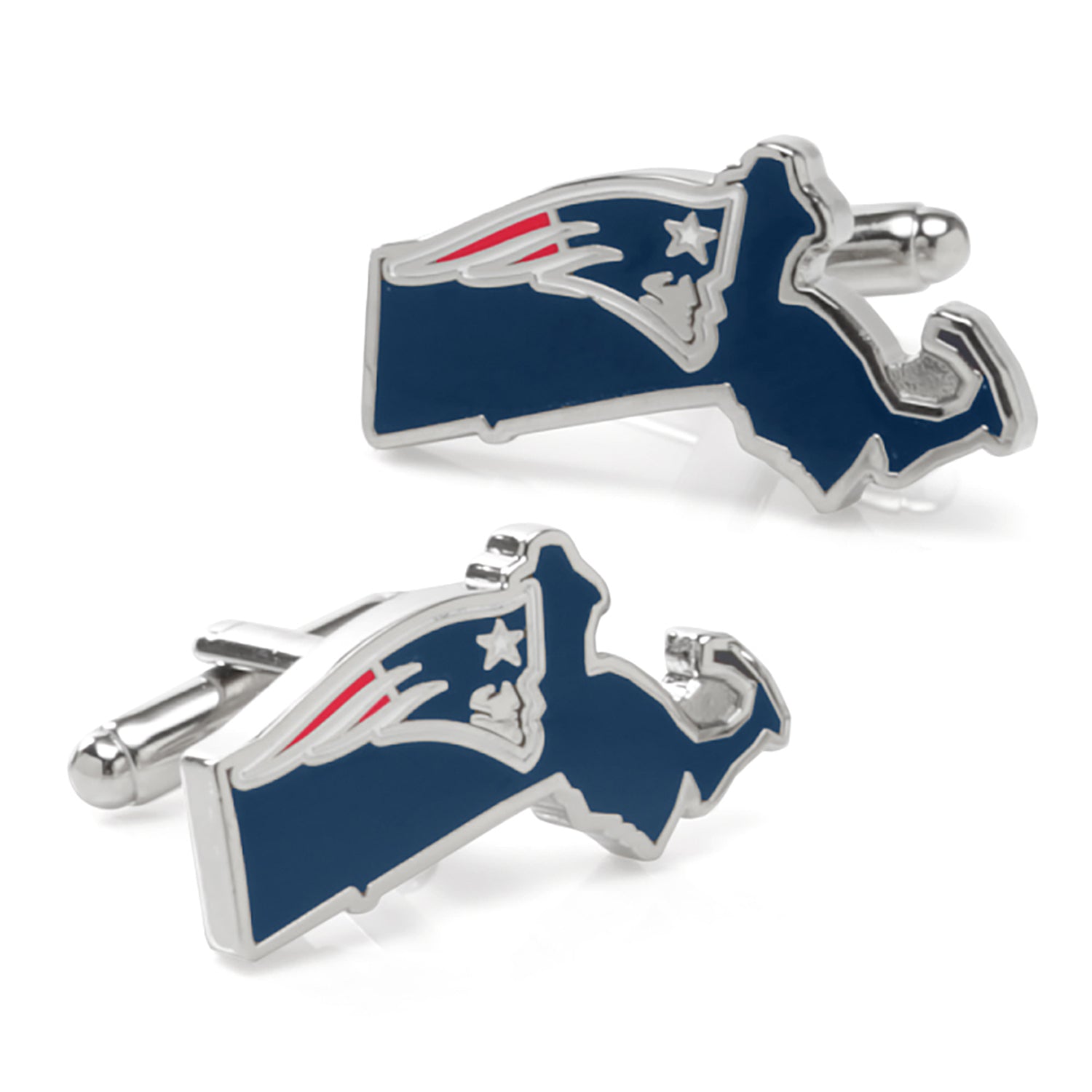 NFL New England Patriots State Shaped Cufflinks by Cufflinks.com