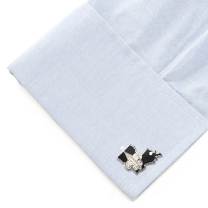 NFL New Orleans Saints State Shaped Cufflinks by Cufflinks.com