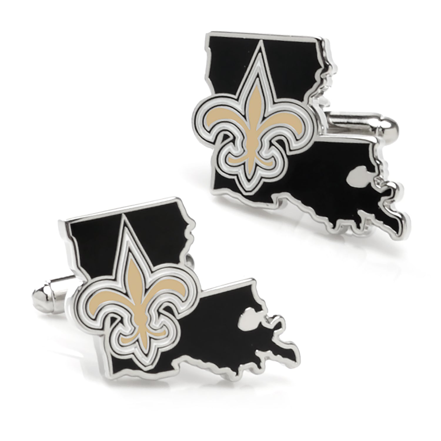 NFL New Orleans Saints State Shaped Cufflinks by Cufflinks.com
