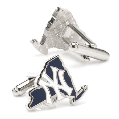 MLB New York Yankees State Shaped Cufflinks by Cufflinks.com