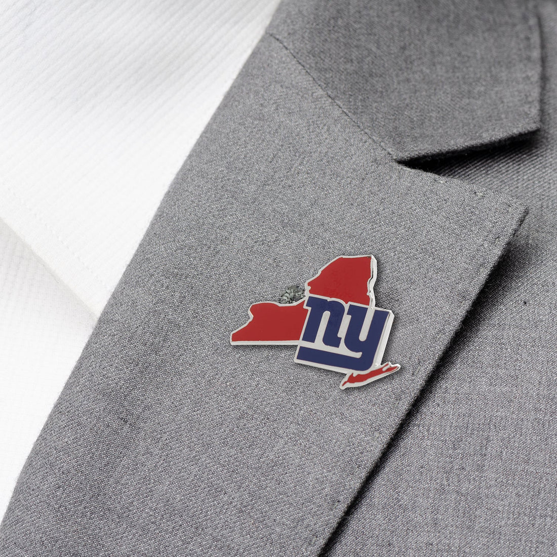 NFL New York Giants State Shaped Lapel Pin by Cufflinks.com