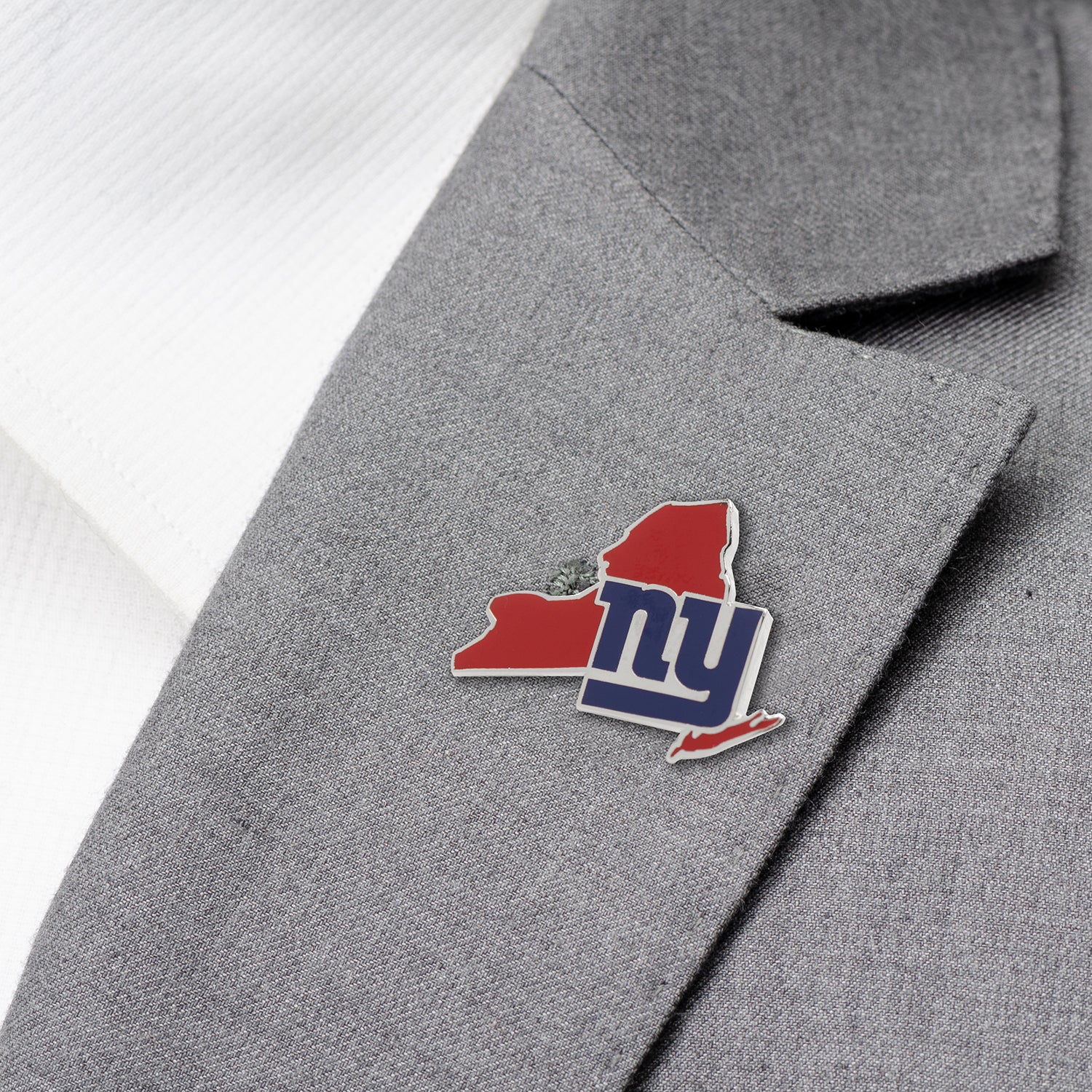 NFL New York Giants State Shaped Lapel Pin by Cufflinks.com