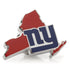NFL New York Giants State Shaped Lapel Pin by Cufflinks.com