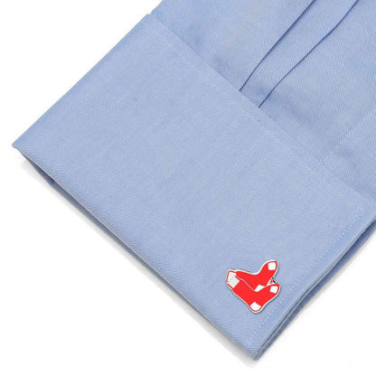 MLB Boston Red Sox Cufflinks and Tie Bar Gift Set