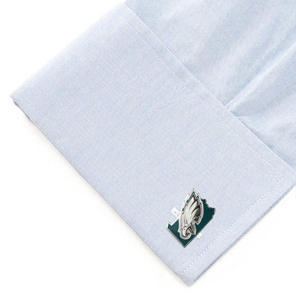 NFL Philadelphia Eagles State Shaped Cufflinks by Cufflinks.com