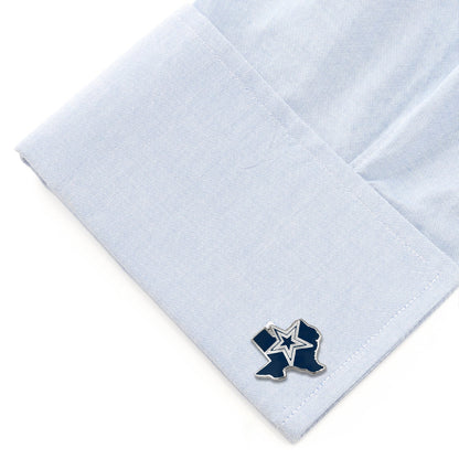 NFL Dallas Cowboys State Shaped Cufflinks by Cufflinks.com