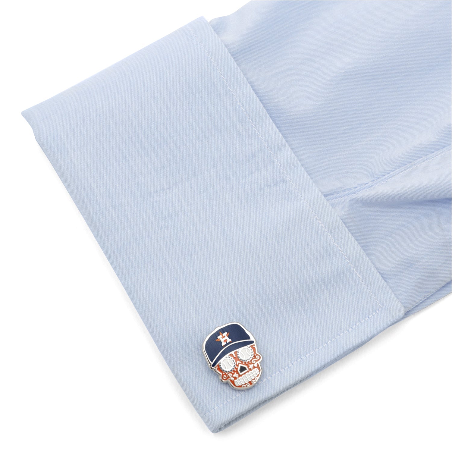 MLB Houston Astros Sugar Skull Cufflinks by Cufflinks.com