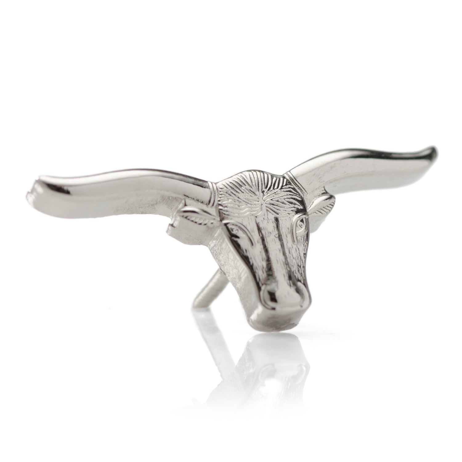 Longhorn Steer Lapel Pin by Cufflinks.com