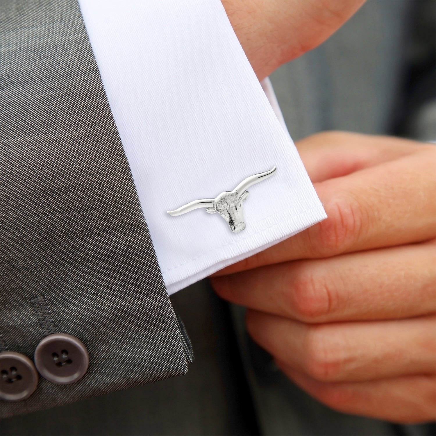Longhorn Steer Cufflinks by Cufflinks.com
