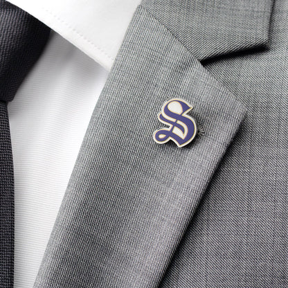 NCAA Sewanee Tiger Mascot Lapel Pin by Cufflinks.com