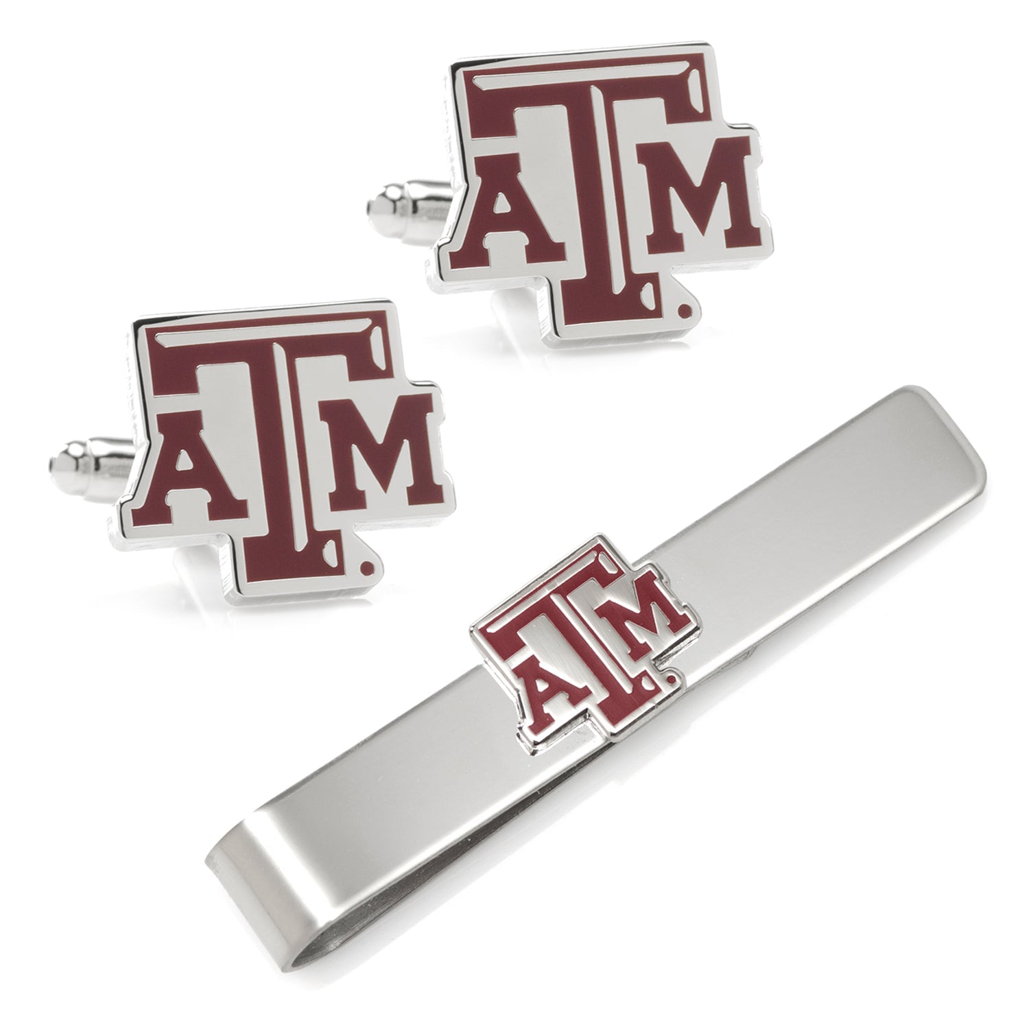 NCAA Texas A&amp;M Aggies Cufflinks and Tie Bar Gift Set