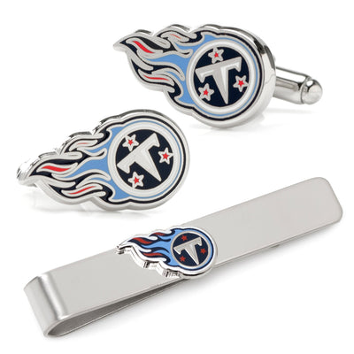 NFL Tennessee Titans Cufflinks and Tie Bar Gift Set