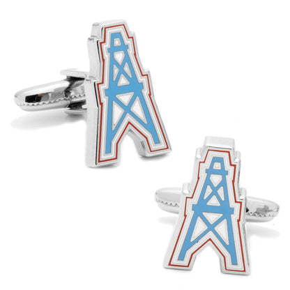 NFL Houston Oilers Vintage Cufflinks by Cufflinks.com
