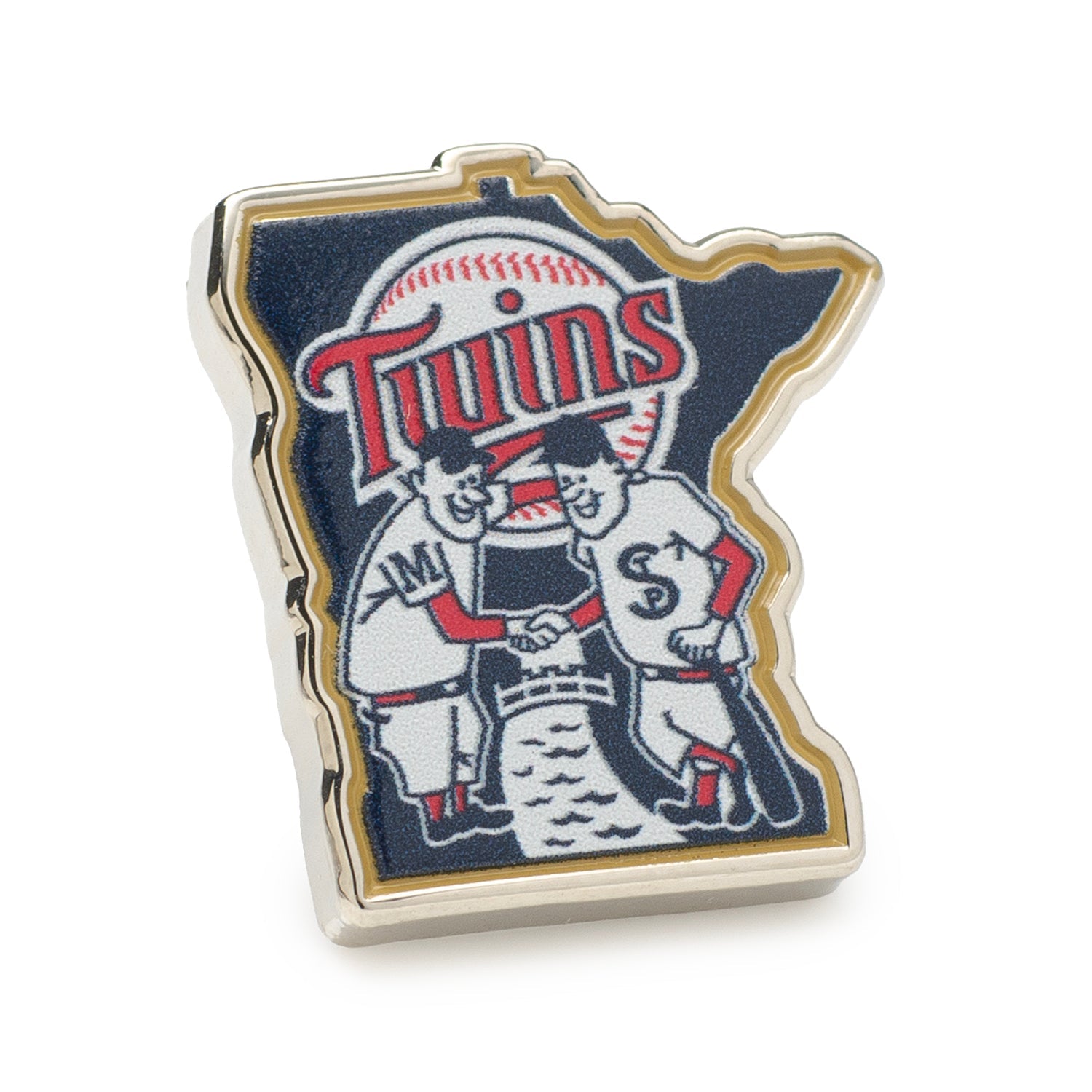 MLB Minnesota Twins Minnie &amp; Paul Lapel Pin by Cufflinks.com