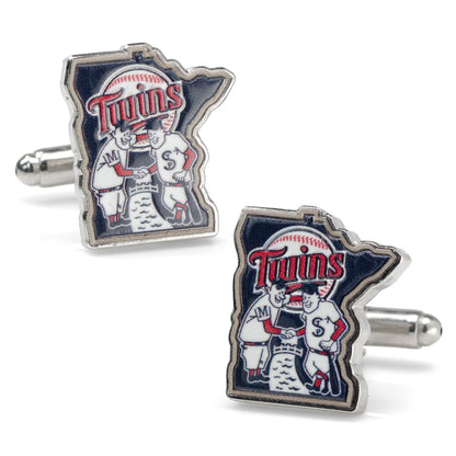 MLB Minnesota Twins Minnie &amp; Paul Cufflinks by Cufflinks.com